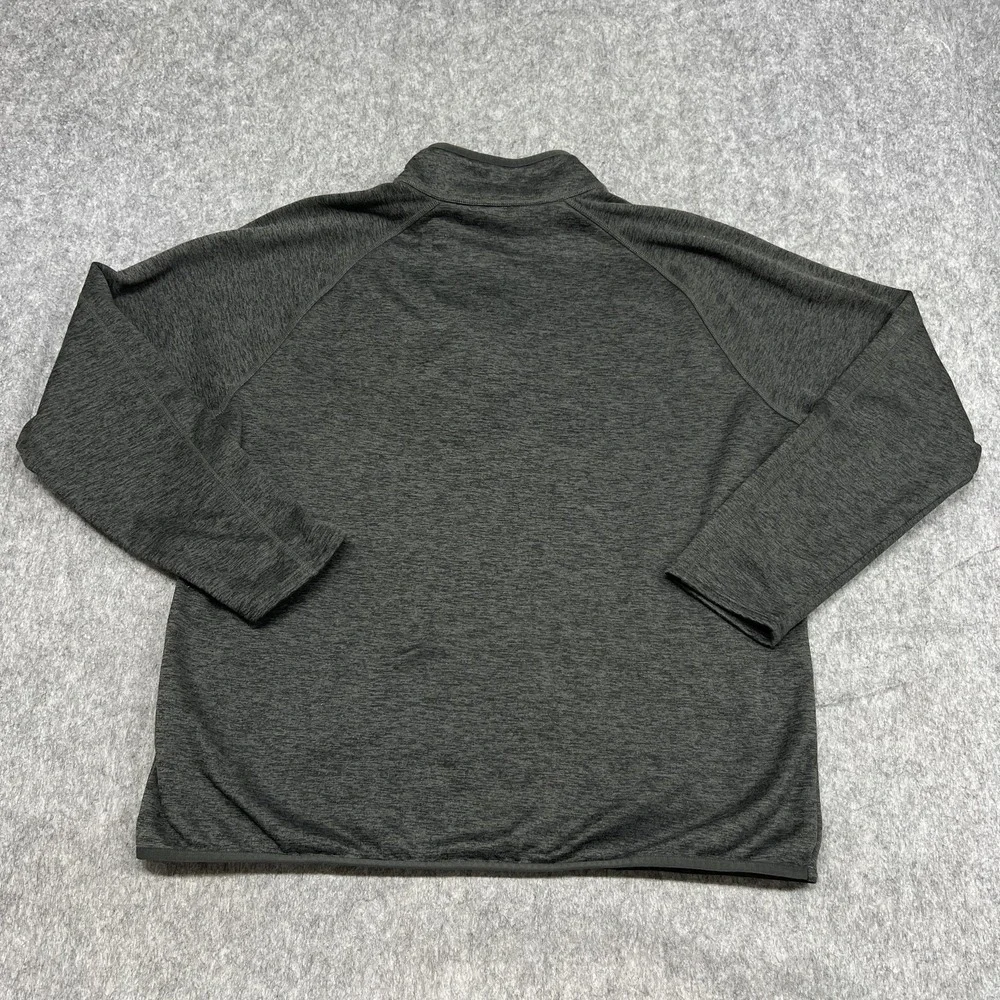 North Face Pullover Mens XL Gray‎ Quarter Zip Fleece Sweater Outdoor Casual Wear